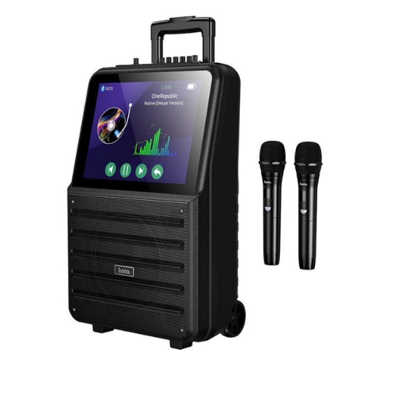 Hoco DS70 60W Wireless Display Bluetooth Speaker with Mic - Saif Al Najmi KwWireless SpeakersSaif Al Najmi KwSaif Al Najmi KwHoco DS70 60W Wireless Display Bluetooth Speaker with Mic